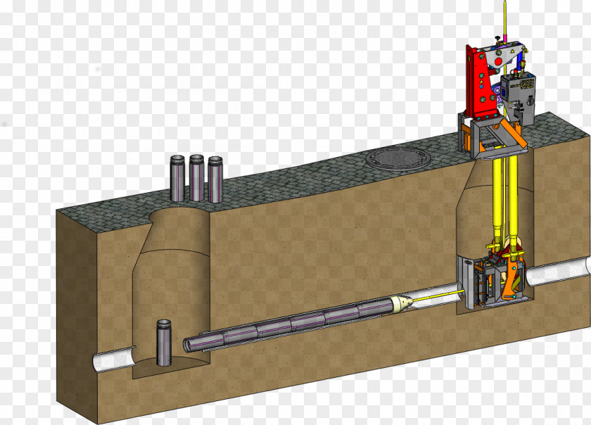 Technology Pipe Bursting Manhole Sewerage Trenchless PNG