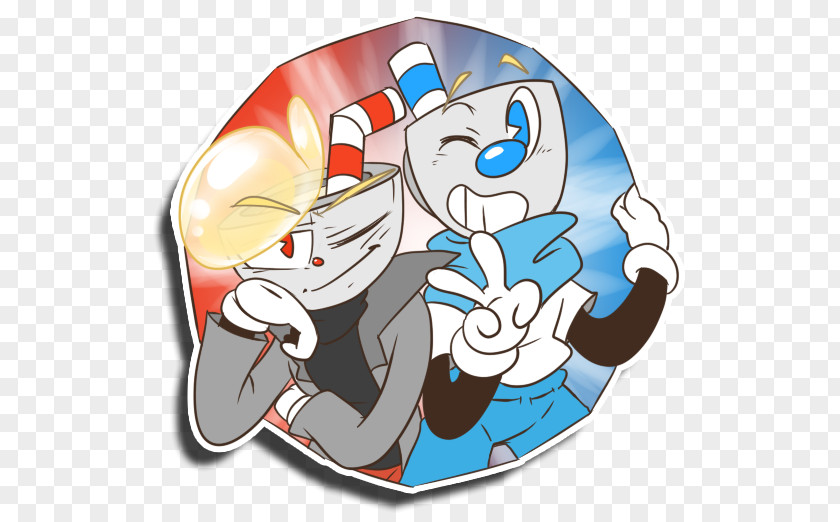 Cuphead And Mugman Fanart Bendy The Ink Machine Drawing Video Game PNG