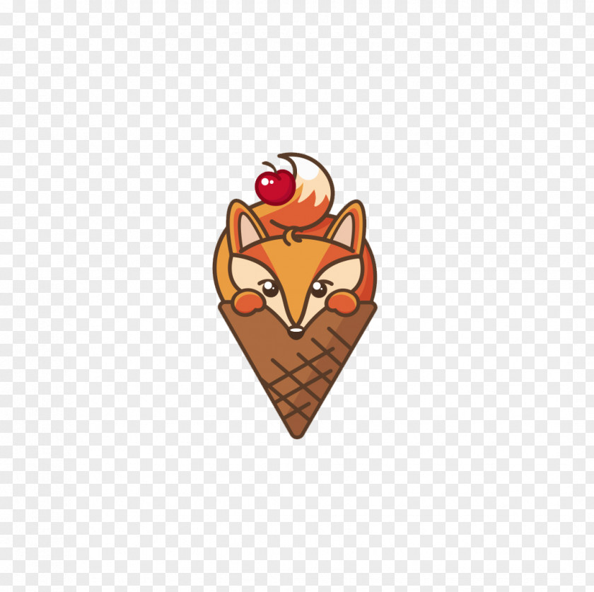 Fox Ice Cream Drawing FOX PNG