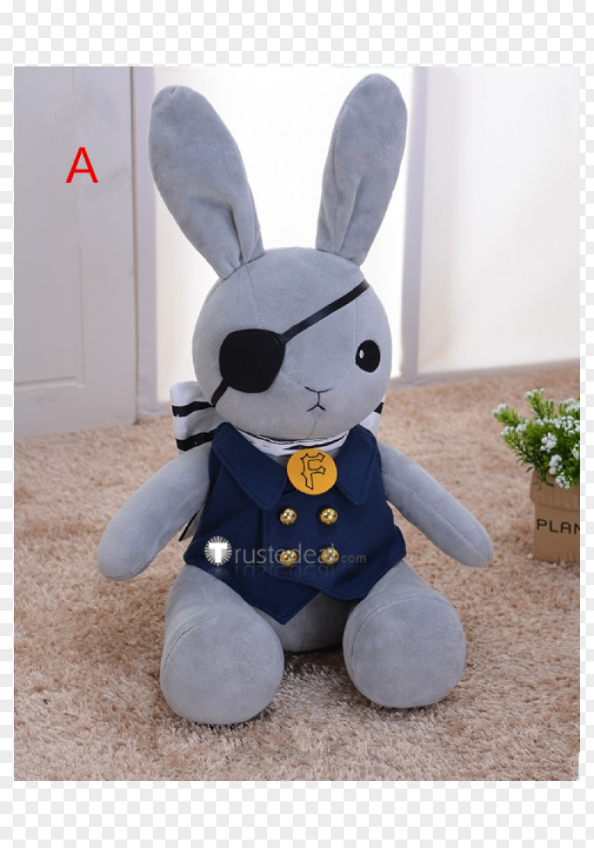Rabbit Doll Plush Ciel Phantomhive Sebastian Michaelis Stuffed Animals & Cuddly Toys Black Butler PNG