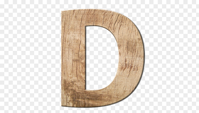 Rectangle Beige Wood Grain Letter Stain Letra Madera D PNG
