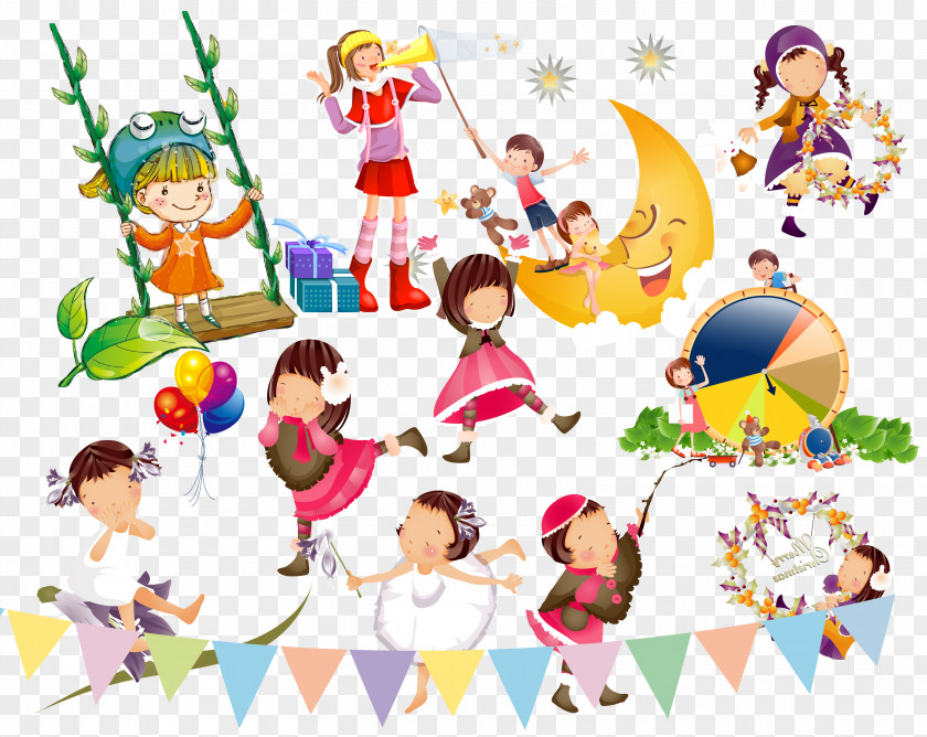 Singing And Dancing Children Dance Clip Art PNG