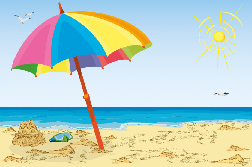 Beaches Beach Stock Photography Umbrella PNG