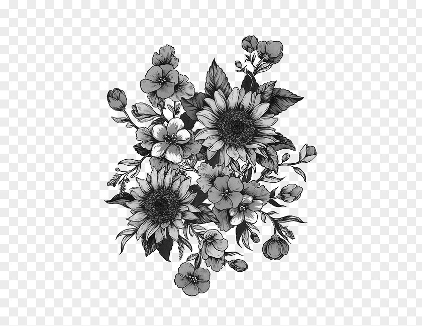 Flower Drawing Bouquet Floral Design PNG