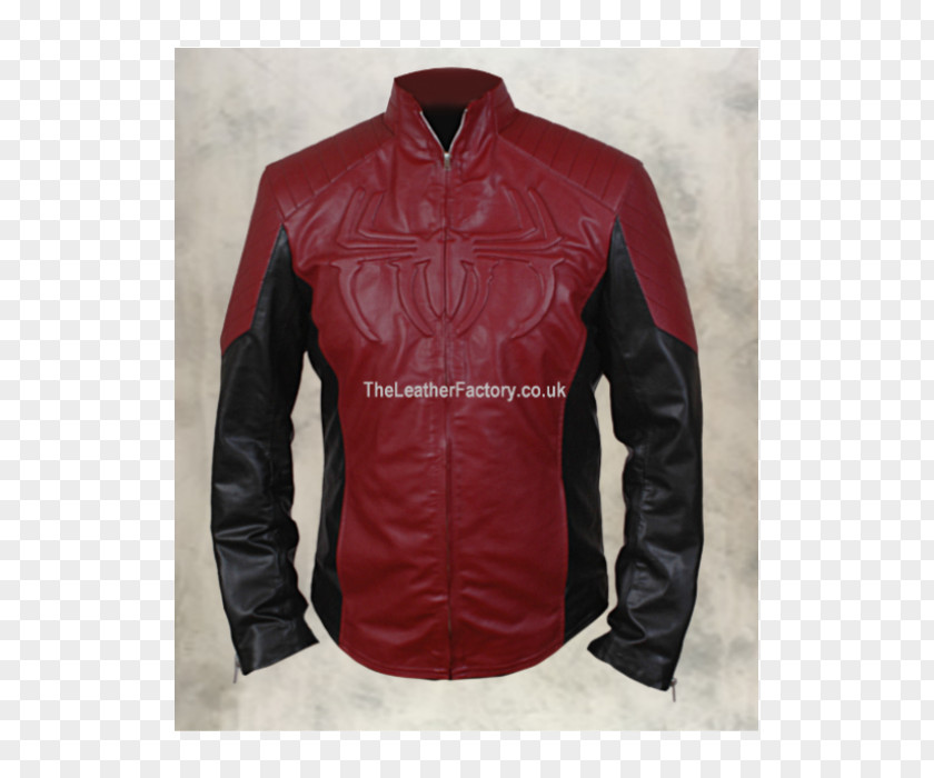 T-shirt Leather Jacket Spider-Man PNG