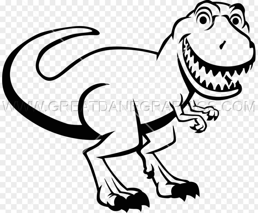 Trexblackandwhite Tyrannosaurus Drawing White Clip Art PNG