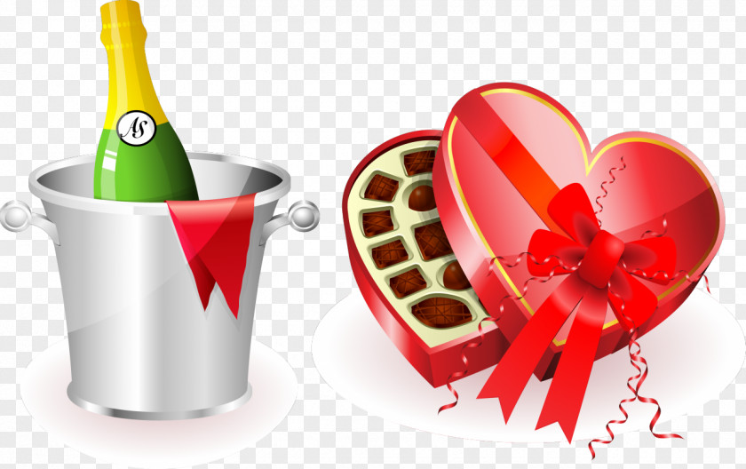 Valentines Day Valentine's Chocolate Box Art Candy Truffle PNG