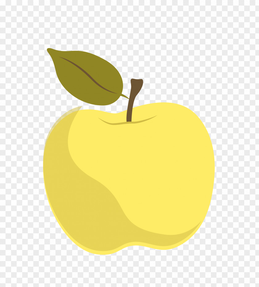 Vector Yellow Fruit Apple Download Clip Art PNG