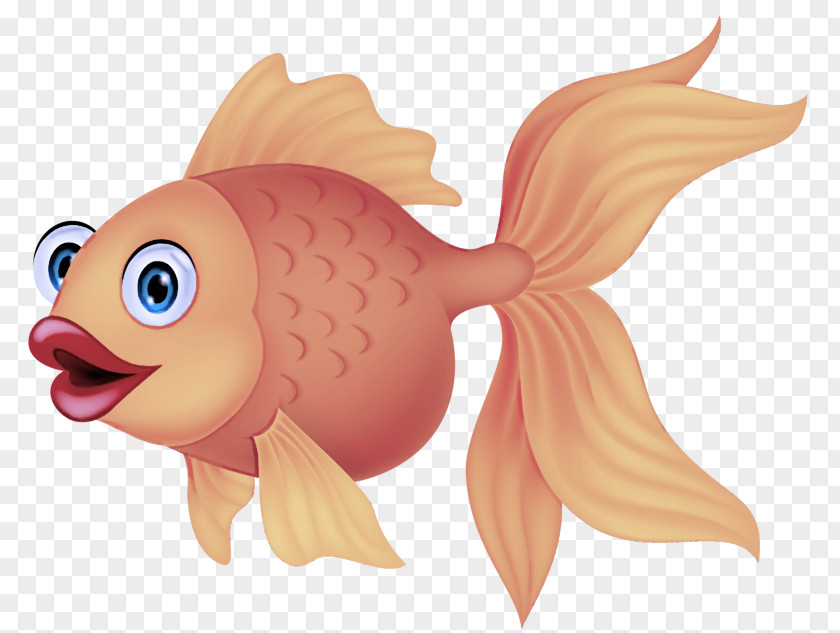 Fish Goldfish Cartoon Animation PNG
