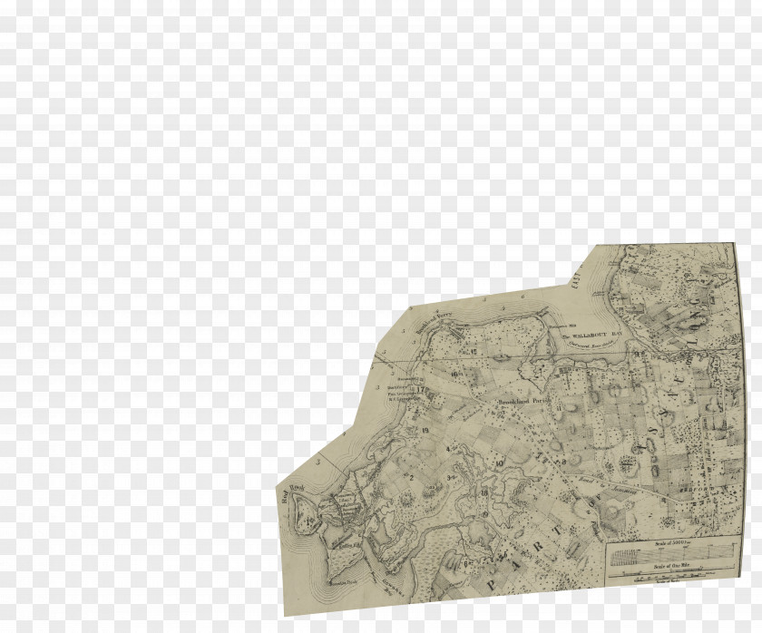 Map Plan Antique Brooklyn PNG