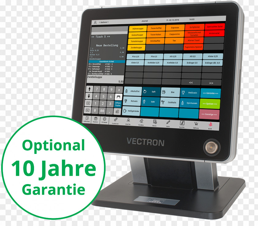 POS IT Point Of Sale Vectron Systems AG Cash Register Kassensystem PNG