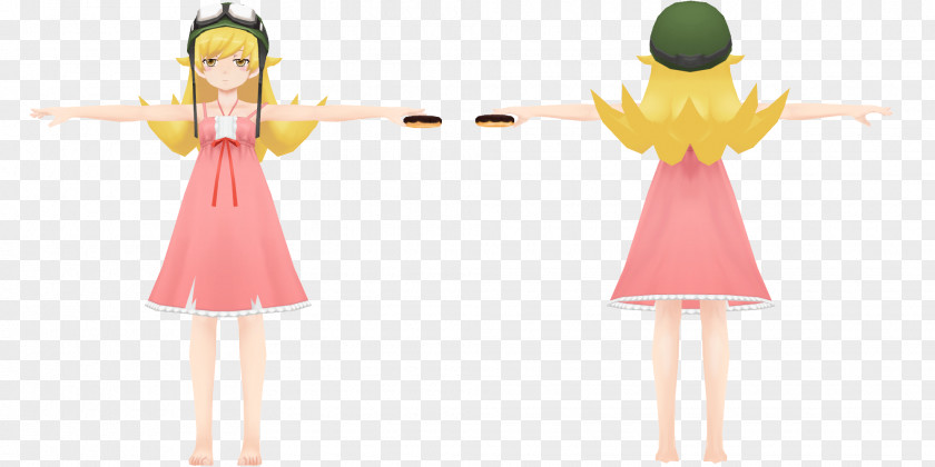 Shinobu Oshino Figurine Cartoon Character Fiction PNG