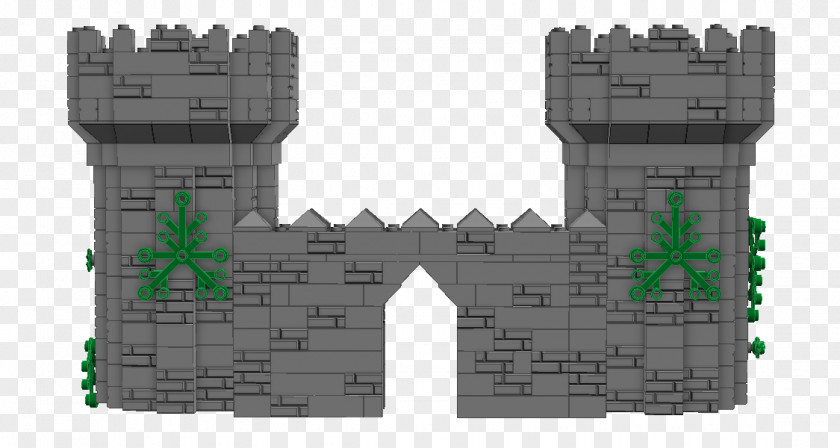 Castle Fortified Gateway Arch Knight PNG