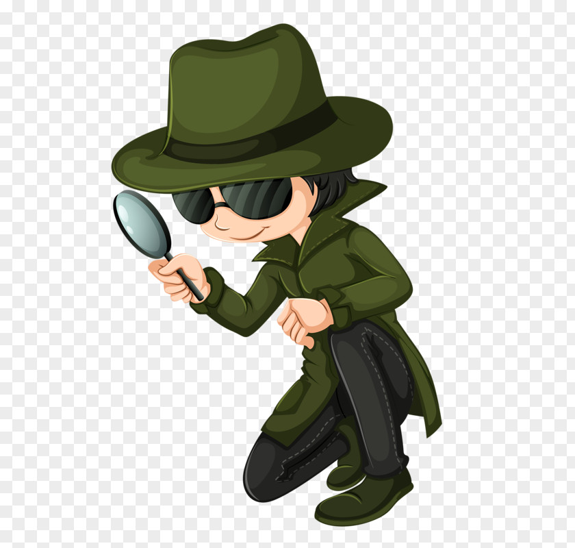 Detective Cartoon Vector Graphics Clip Art Illustration Royalty-free PNG