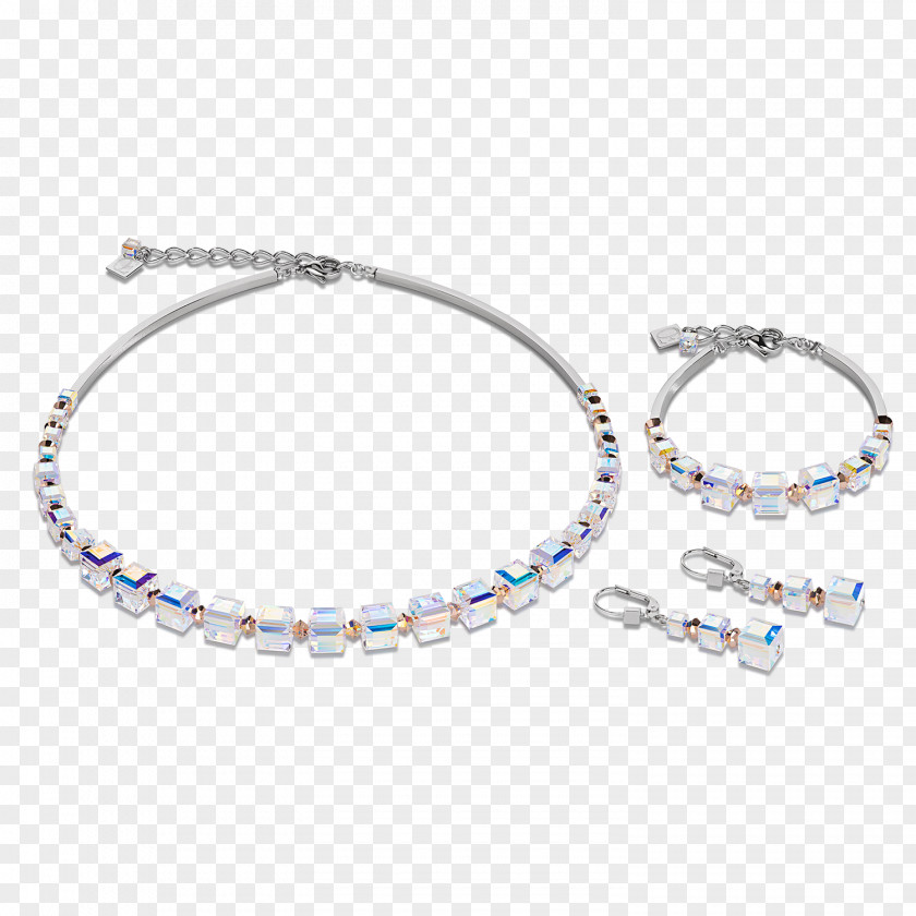 Fresh And Elegant Bracelet Earring Necklace Swarovski AG Jewellery PNG