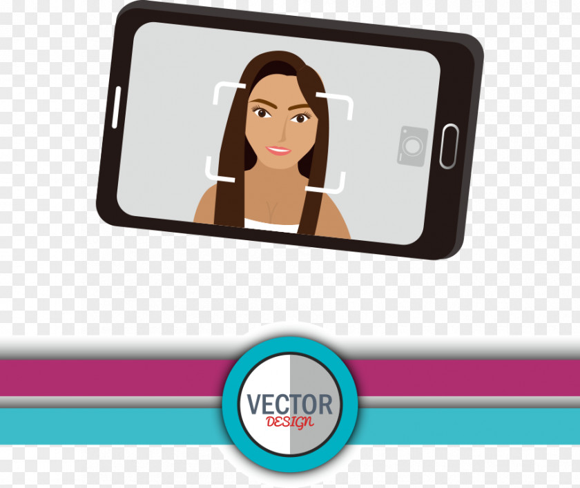 Vector Cell Phone Woman Mobile Phones Photography Illustration PNG