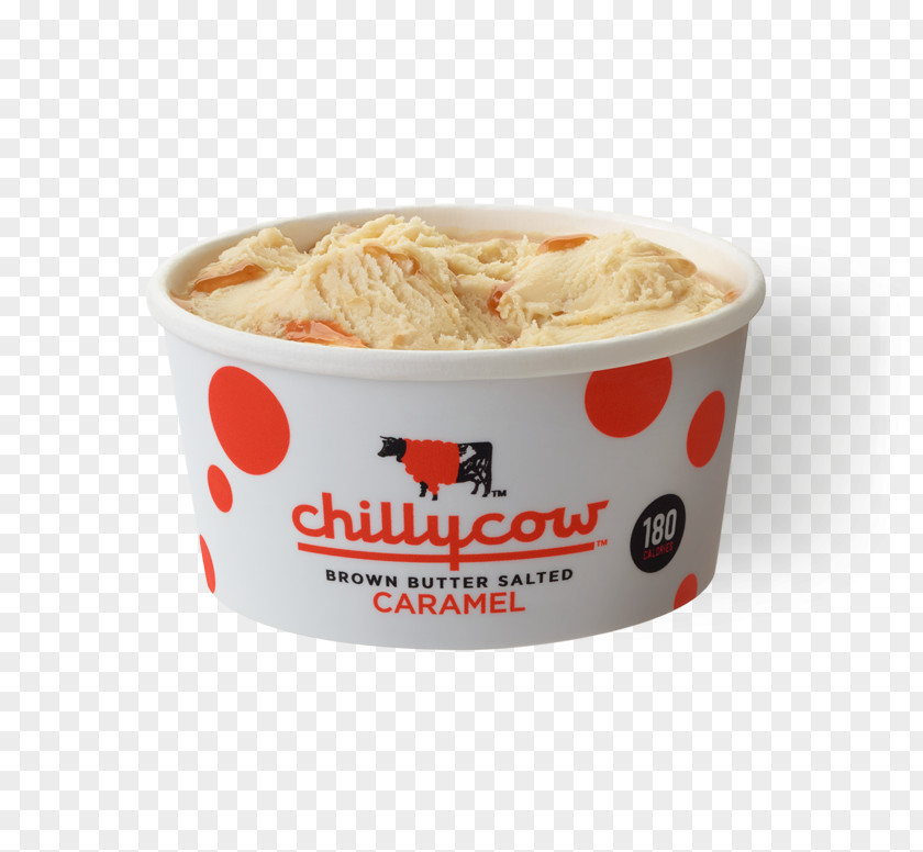 Butterscotch Caramel Ice Cream Chilly Cow Milk Flavor PNG