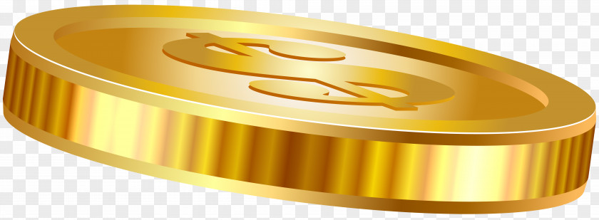 Coin Gold Transparent Clip Art Image Yellow Material PNG