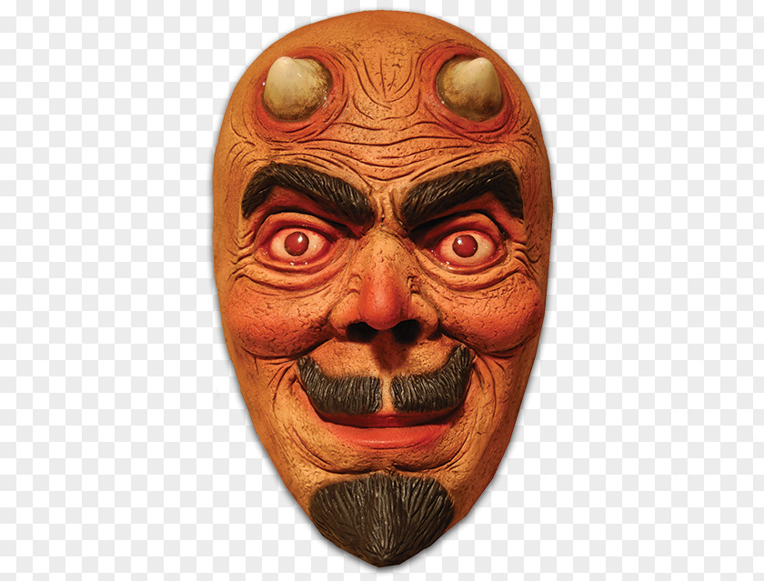 Devil io Face Mask Costume Horror Latex PNG