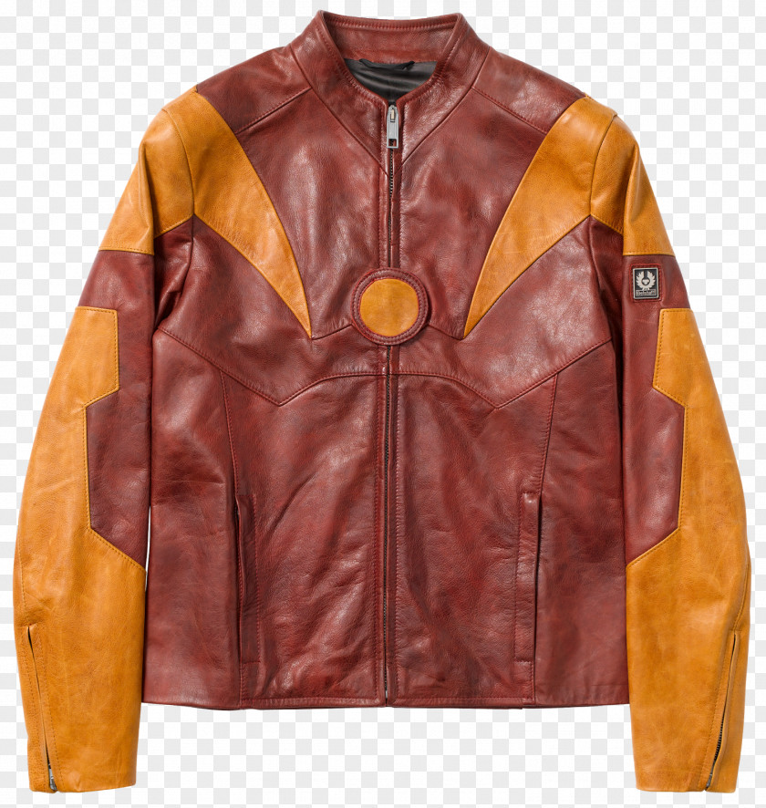 Jacket Leather Sleeve Sweater PNG