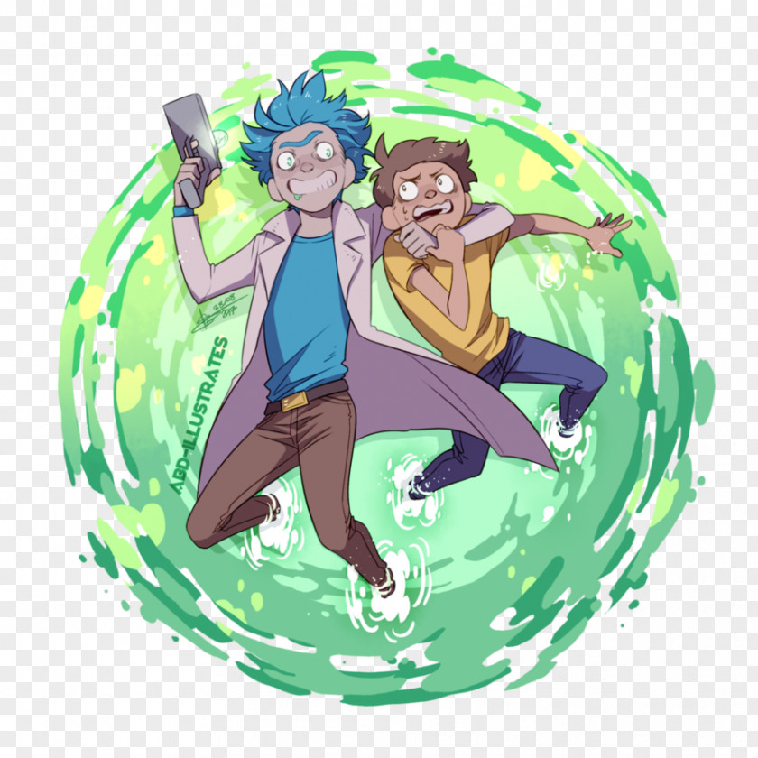 Rick And Morty Smith Drawing Animation Fan Art PNG