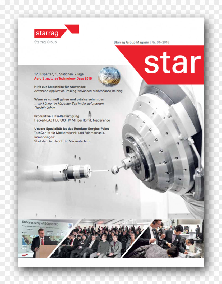 StarragHeckert Holding Flexible Manufacturing System Machining Lathe Magazine PNG
