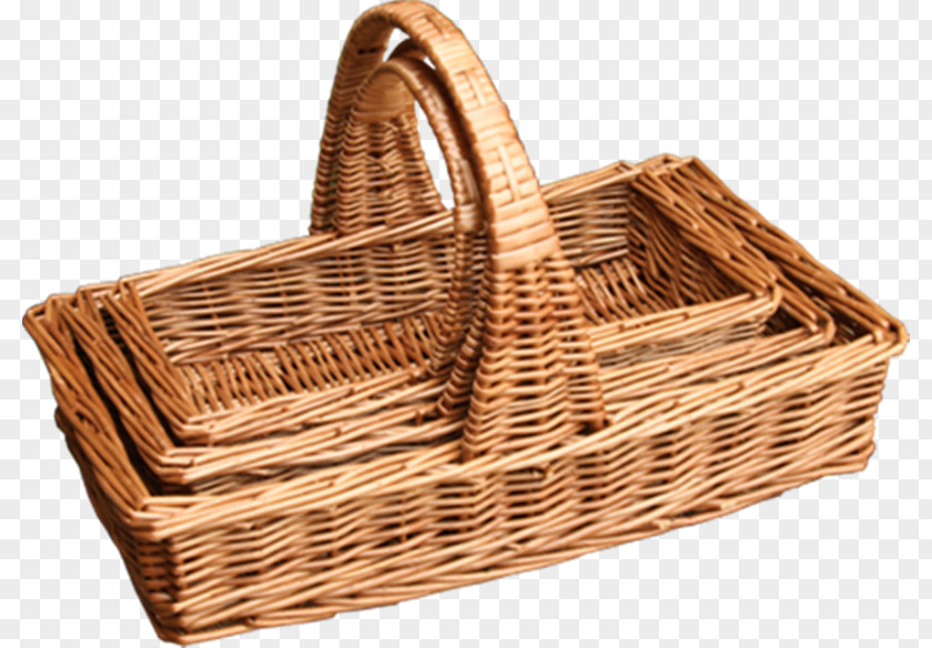 Wooden Basket Sussex Trug Picnic Baskets Wicker Garden PNG