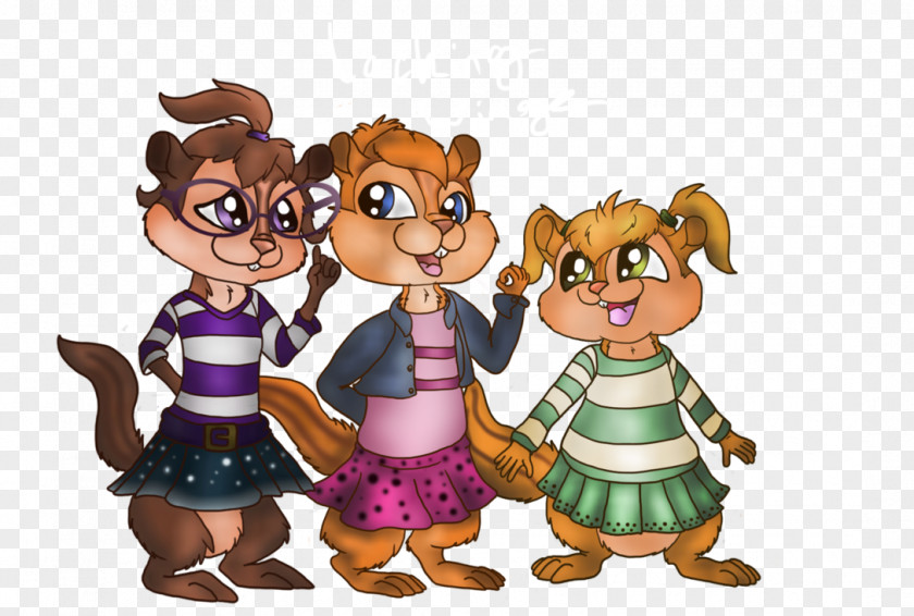 Alvin And The Chipmunks Chipettes Drawing Cartoon PNG