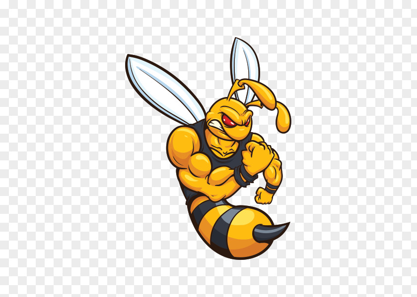Bee Honey Hornet Decal Sticker PNG