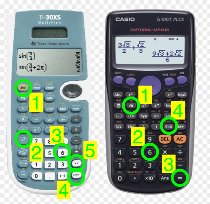 Calculator Casio FX-83GTPLUS Scientific Texas Instruments PNG