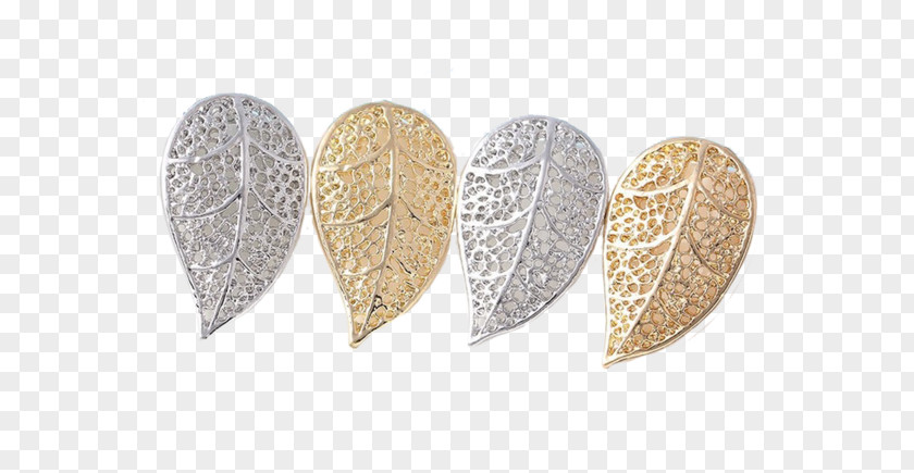 Gold Leaf Earrings Earring Jewellery Design PNG