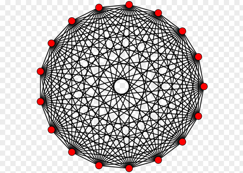 Heptadecagon Regular Polygon Graph Theory PNG