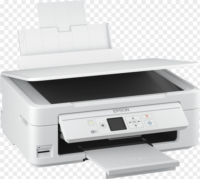 Printer Multi-function Inkjet Printing Epson Expression Home XP-345 Image Scanner PNG