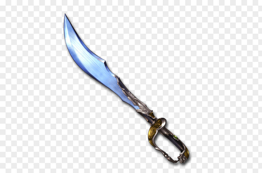 Knife Granblue Fantasy Sabre Weapon Sword PNG