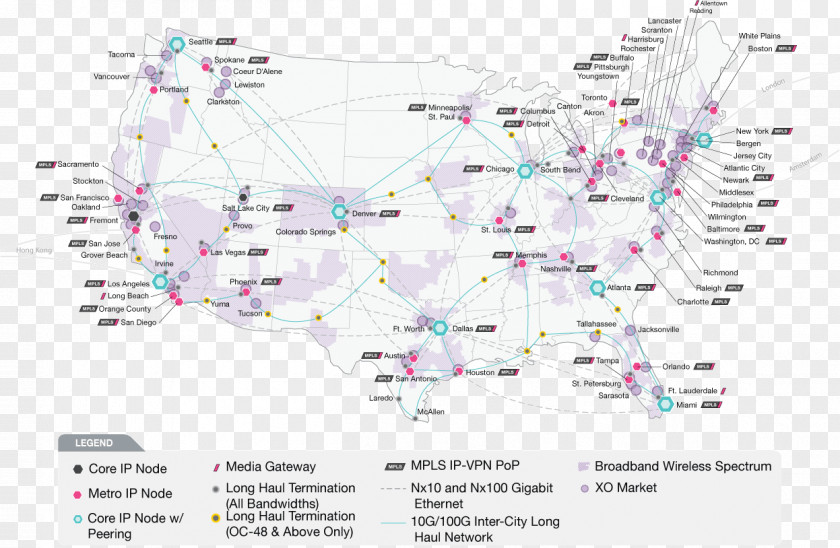 Map Business Management Altice USA PNG