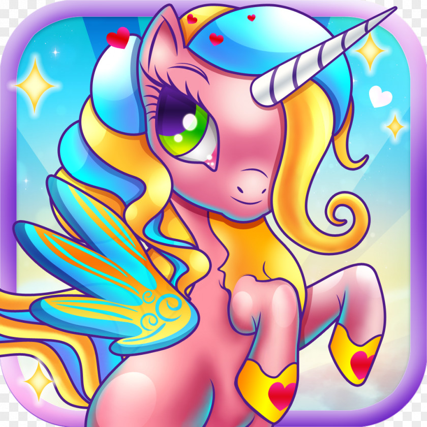 Unicorn Ears Fishing The Mermaids Kids Game Mermaid Newborn Feeding Pony Coloring For Toddlers Android PNG