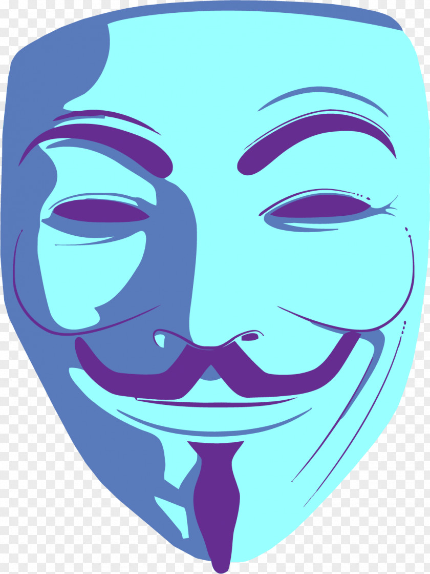 Anonymous Guy Fawkes Mask Clip Art PNG