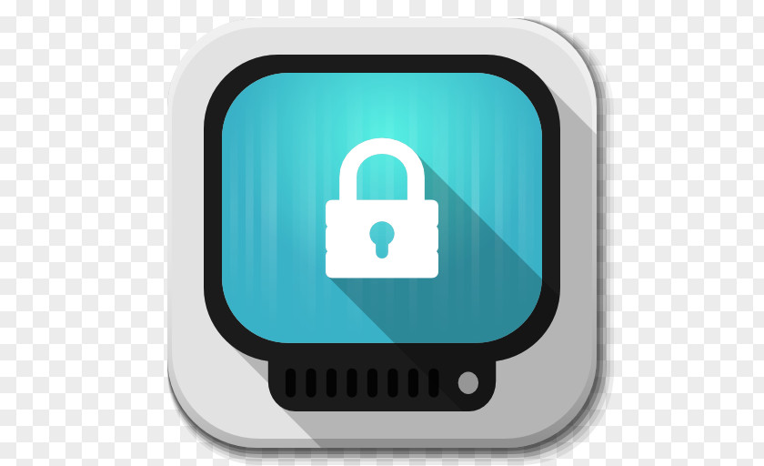 Apps Computer Lock Blue Brand Multimedia Font PNG