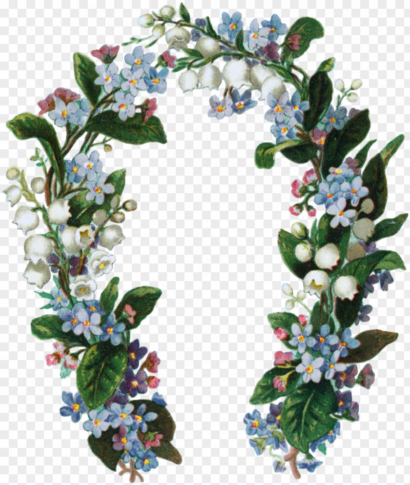 Flower Borders And Frames Lily Of The Valley Clip Art PNG
