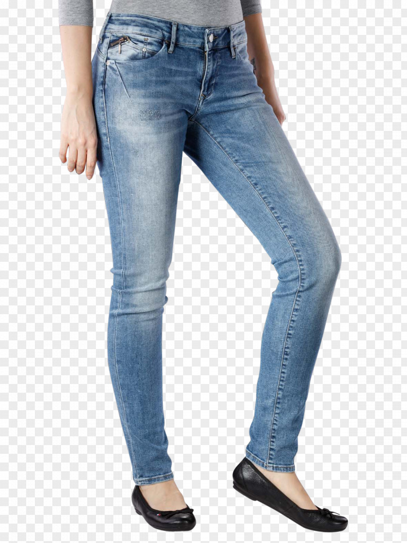Jeans Denim Waist Leggings PNG