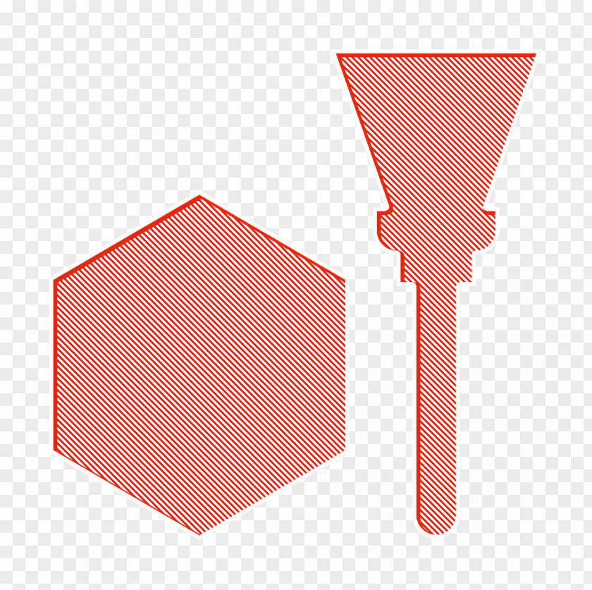 Spiderweb Icon Cleaning Broom PNG
