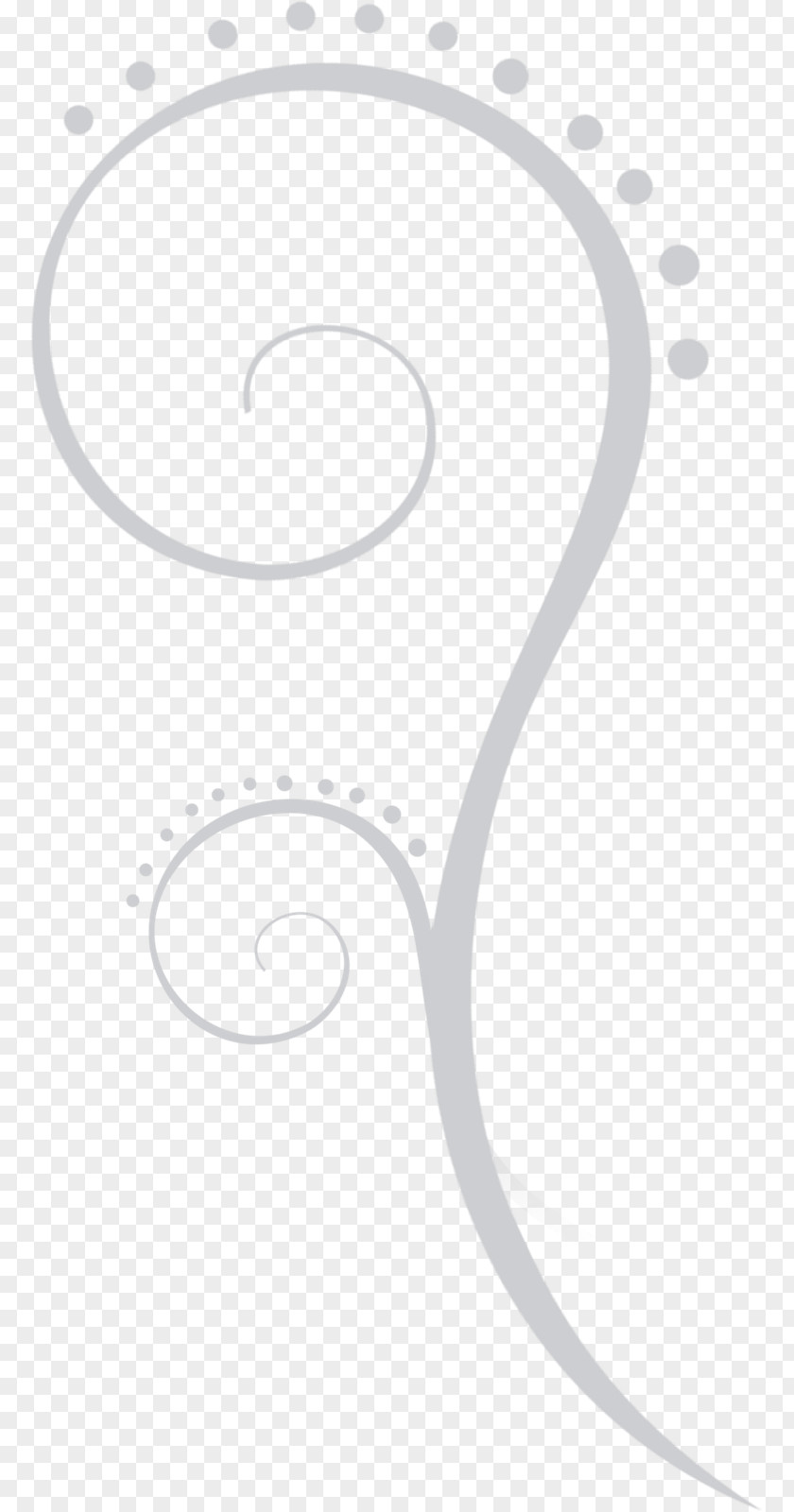 Swirls Black And White Clip Art PNG