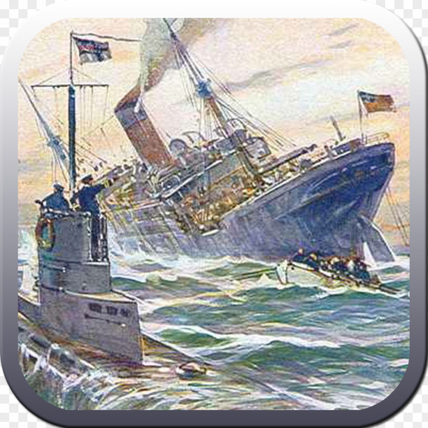 United States First World War The Diary Of A U-boat Commander Sinking RMS Lusitania PNG