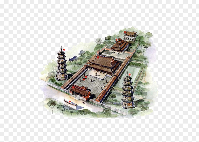 Ancient Imperial Palace Kaiyuan Temple Longxing Dule Quanzhou PNG