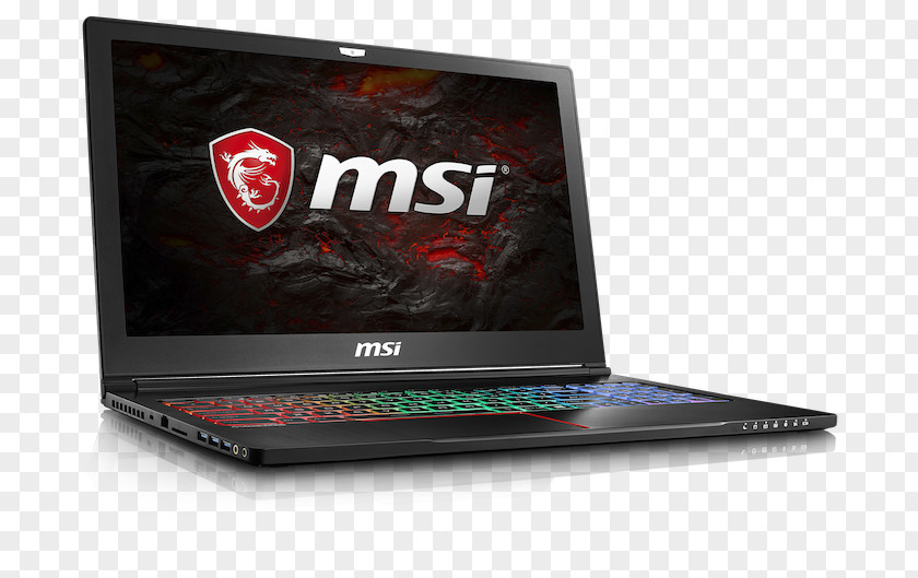 Laptop Kaby Lake MSI GS63 Stealth Pro Intel Core I7 PNG
