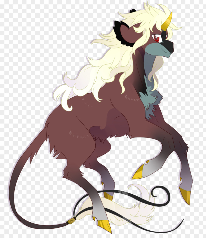 Mustang Pony Cat Demon PNG