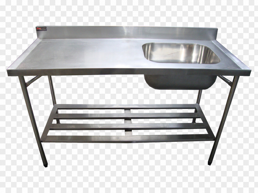Table Sink Stainless Steel Kitchen Industry PNG