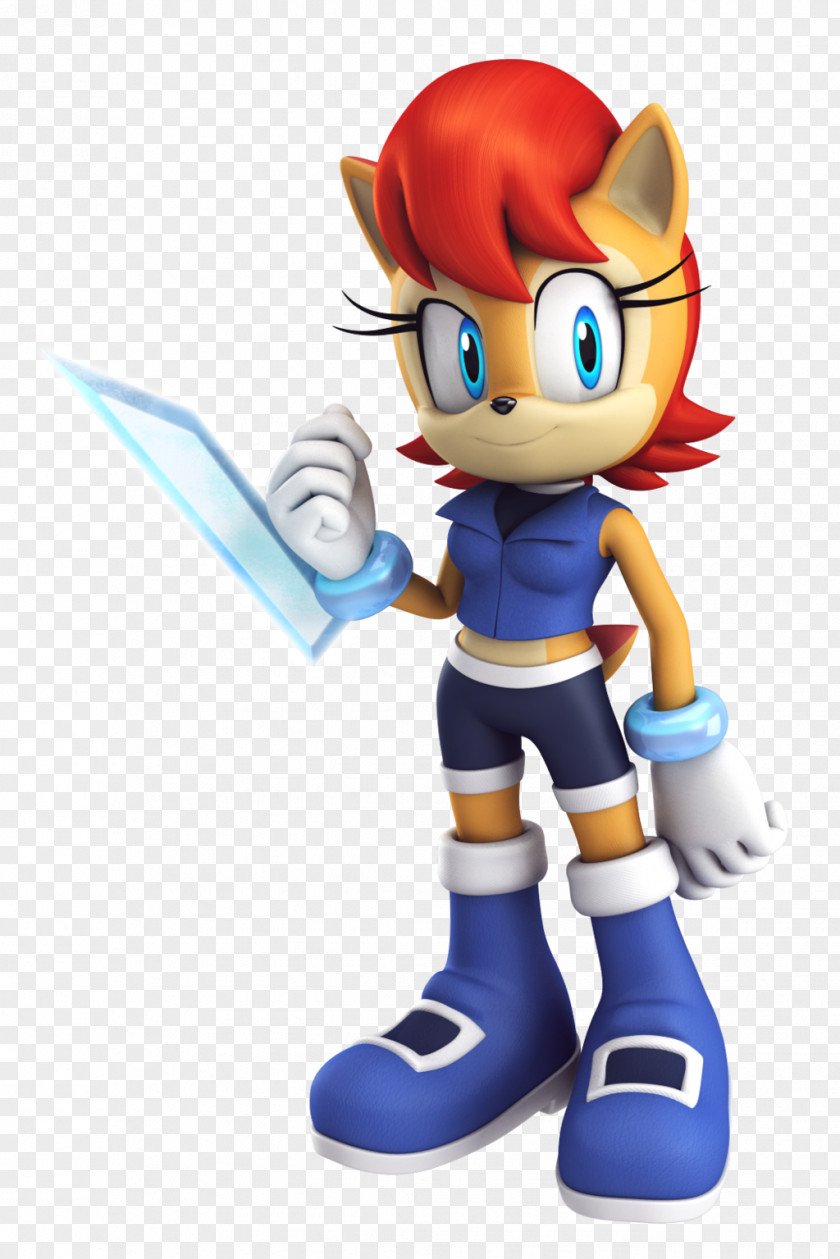 Acorn Princess Sally Sonic Forces The Hedgehog Unleashed Metal PNG