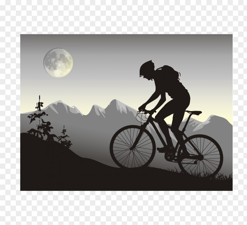 Bicycle Road Greeting & Note Cards Birthday Mountain Bike PNG