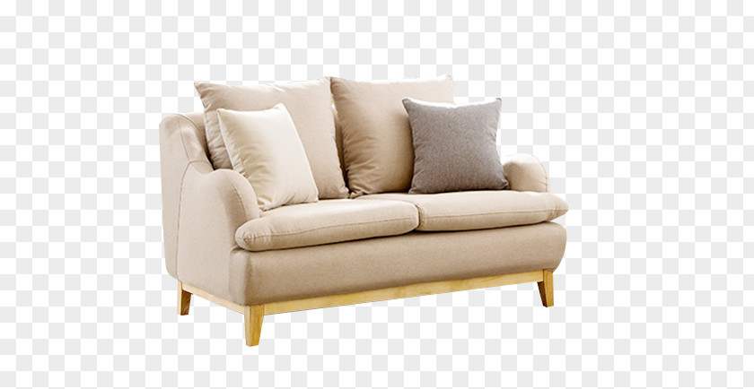 Double European Style Sofa Material Loveseat Table Couch PNG